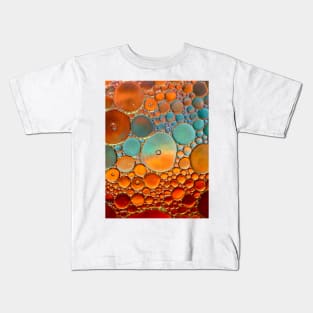 Oil and Water Bubbles Kids T-Shirt
